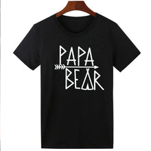 Load image into Gallery viewer, Family T-Shirts Papa Bear Mama Bear Baby Bear Letter Print T-shirt Parent-child Short Sleeve T-shirts Family Matching Sets Tops
